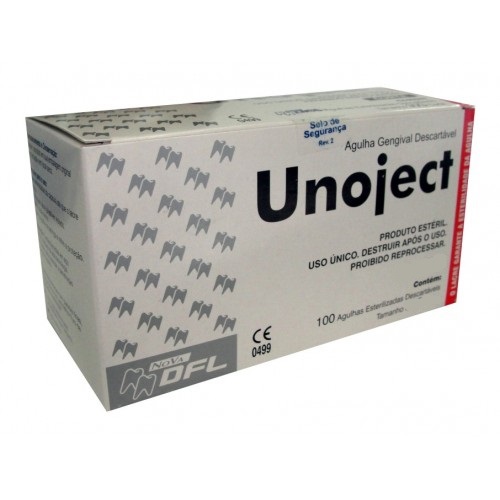 Agulha Longa 27g Com 100 Unoject Dfl