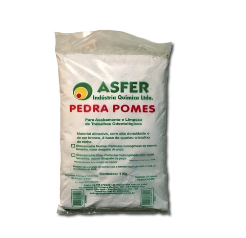 Pedra Pomes 1kg Fina Asfer