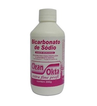 Bicarbonato De Sodio 500gr Morango Clean Okta