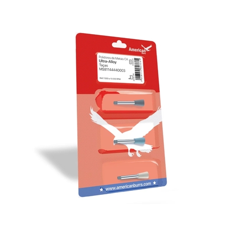 Polimento De Amalgama Alloy Kit C-3 Ca Taca American Burrs