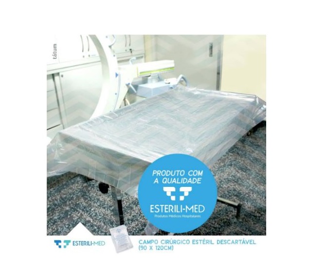 Campo Cirurgico Plastico 120 X 90 Esteril Esterili-med