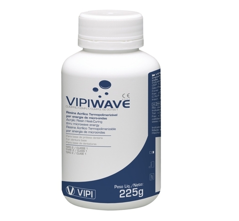 Resina Acrilica Para Micro-ondas Vipi Wave Po Incolor 450gr Vipi