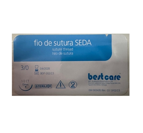 Fio Seda Com Agulha 3.0 Un. Best Care