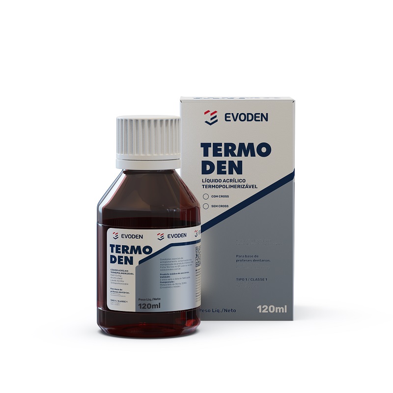 Resina Acrilica Termo Termoden Liq. Com Cross Link 120ml