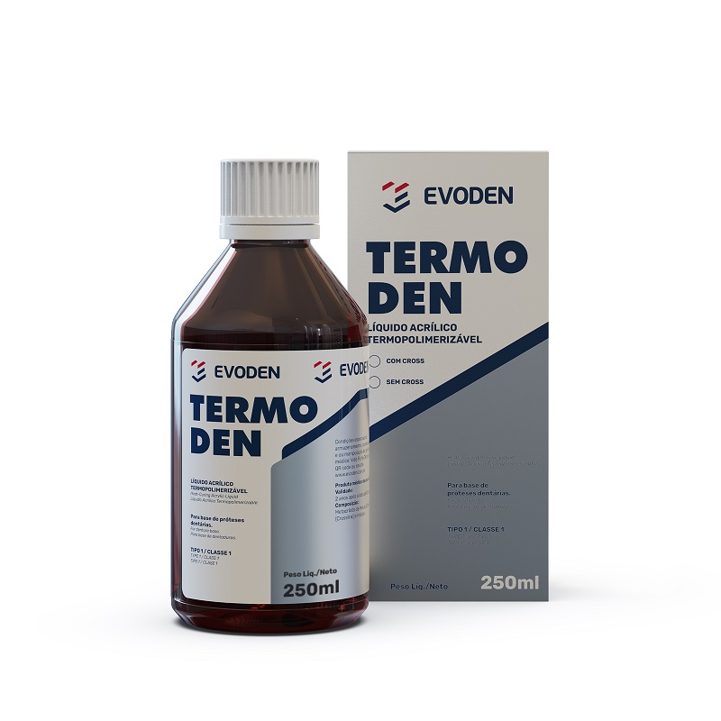 Resina Acrilica Termo Termoden Liq. Com Cross Link 250ml