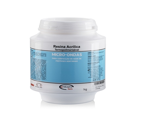 Resina Acrilica Para Micro-ondas Po Rosa 1kg Triunfo