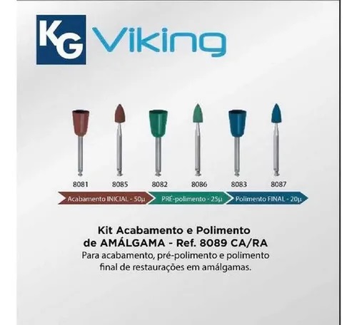 Kit Para Polimento De Amalgama Kg Ref.8089
