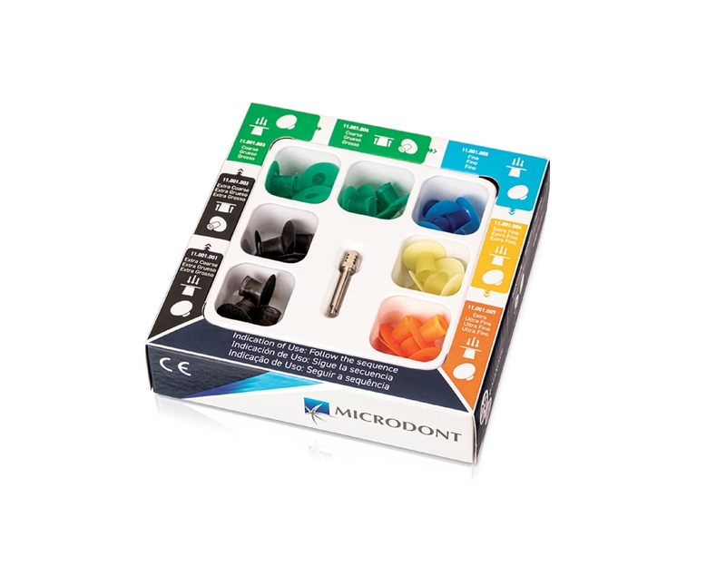 Disco De Lixa Polidont Sortido Com 28 Com Mandril Microdont