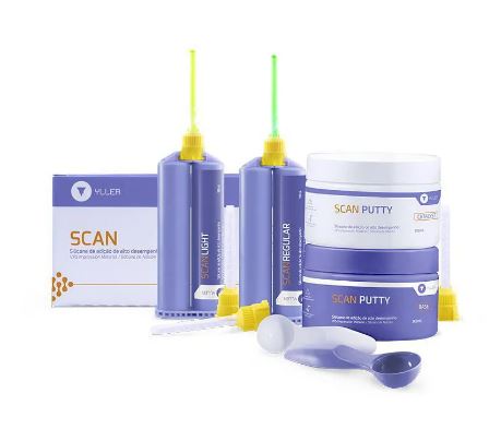 Silicone De Adicao Scan Kit Light E Regular Com 2 Bisnaga Yller