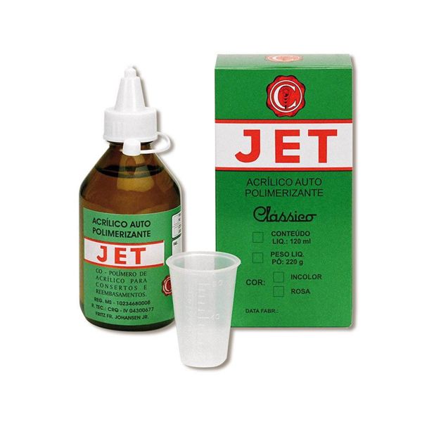 Resina Acrilica Auto Classico Jet Liq. 120ml