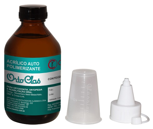 Resina Acrilica Para Orto Ortoclass Liq. Rosa 120ml