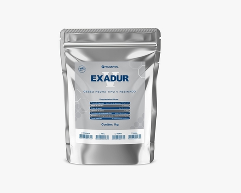 Gesso Tipo 5 Azul 1kg Exadur