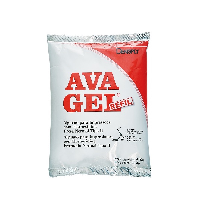 Alginato Avagel 410gr Refil Dentsply