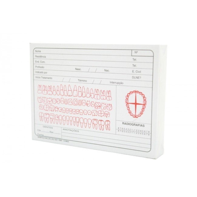 Ficha Clinica Pequena 11x15 C-100 Un