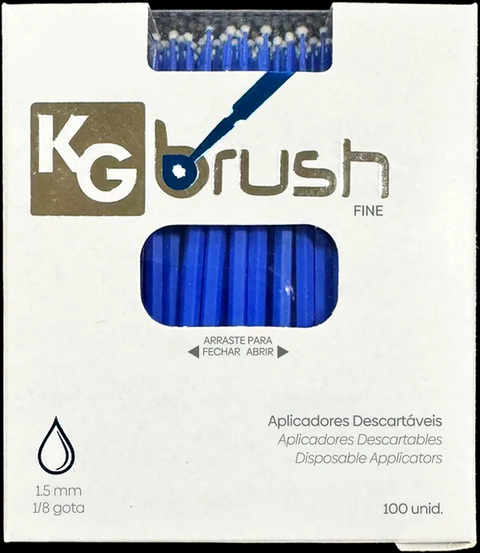 Aplicador Kg Brush Com 100 Azul Fino