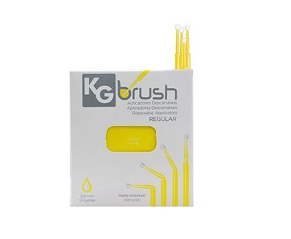Aplicador Kg Brush Com 100 Amarelo Regular