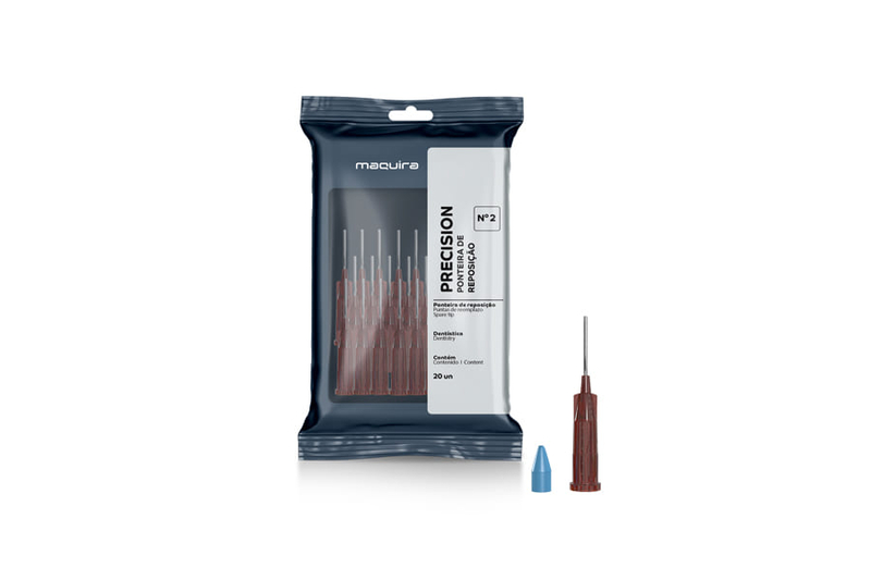 Precision Pontas Nr.2 Agulha Com 20 Maquira