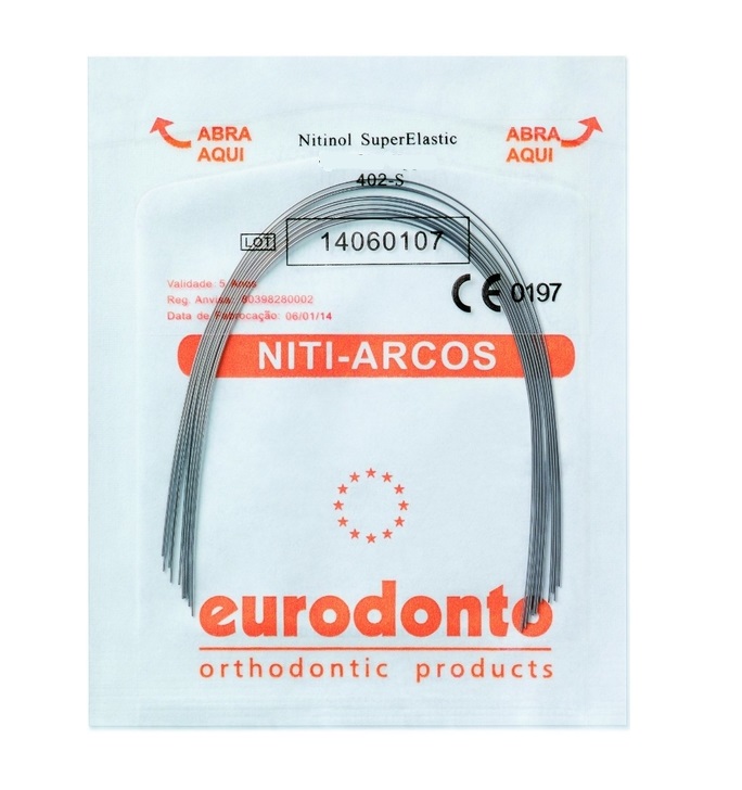 Arco Niti Redondo Super. 0,016 Sup. Eurodonto